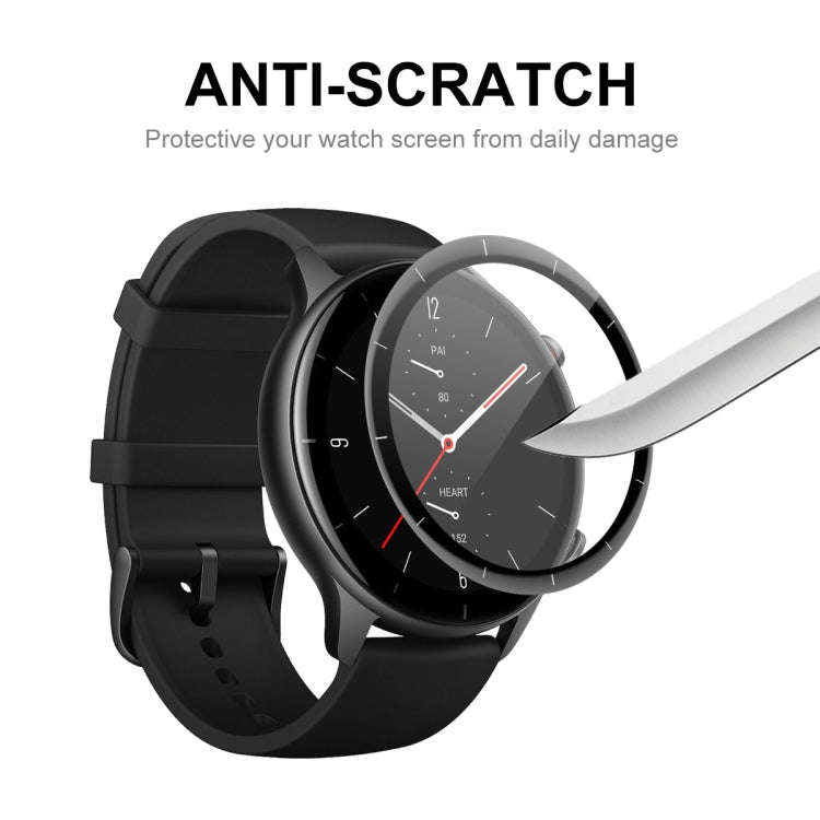 2 PCS ENKAY 3D Full Coverage Soft PC Edge + PMMA HD Screen Protector Film For Amazfit GTR 3