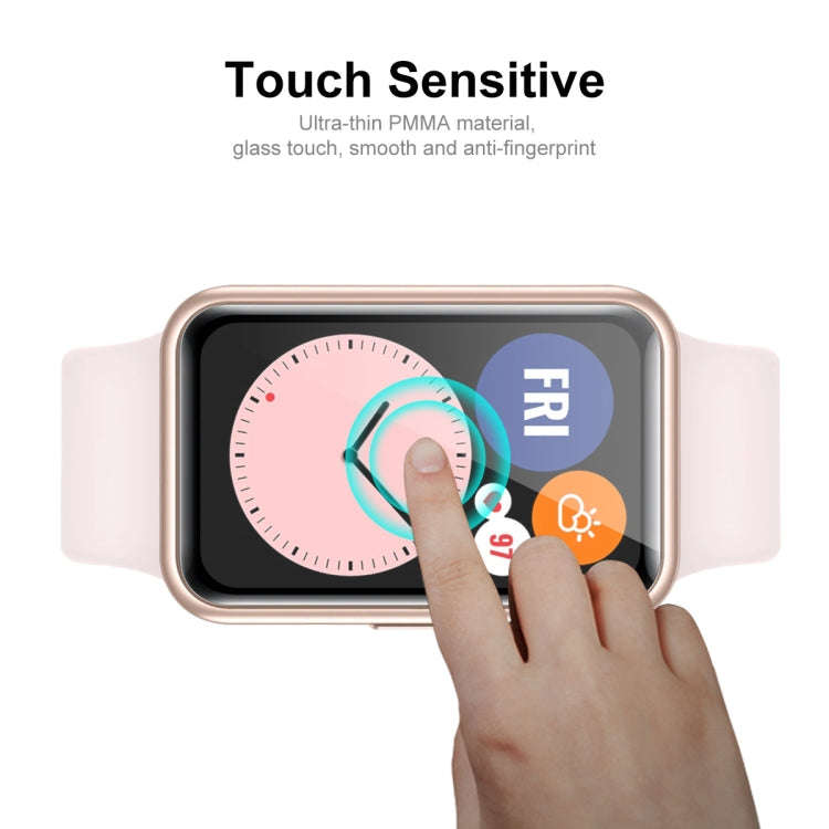 2 PCS ENKAY 3D Full Coverage Soft PC Edge + PMMA HD Screen Protector Film For Huawei Watch Fit mini