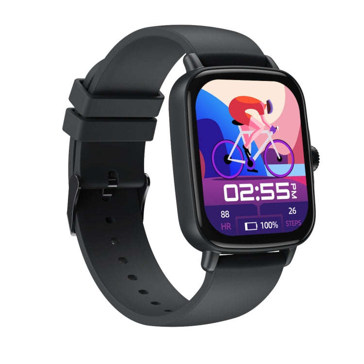 AW18 1.69inch Color Screen Smart Watch, Support Bluetooth Call / Heart Rate Monitoring(Black)