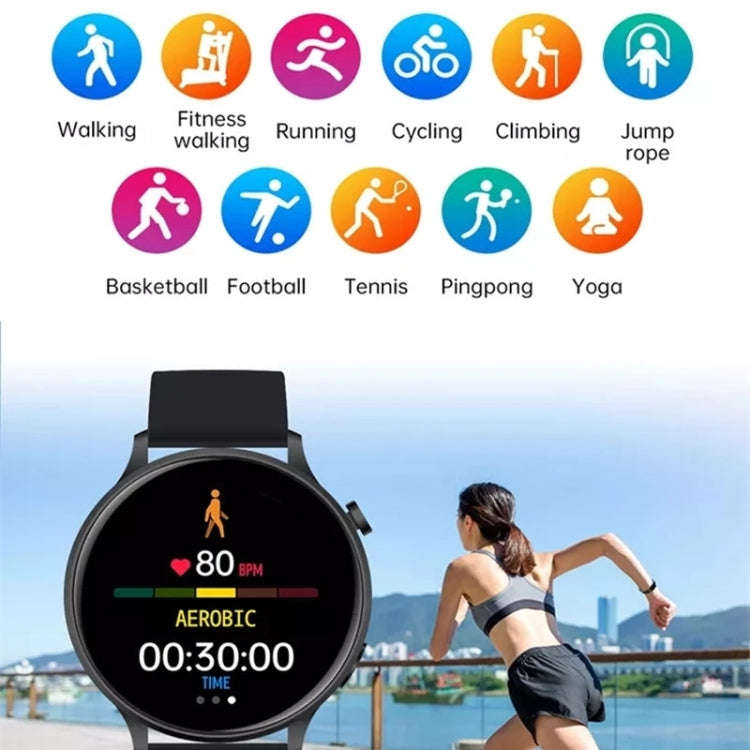 FW01 1.28inch Color Screen Smart Wristband, Support Bluetooth Call / Heart Rate Monitoring(Black)