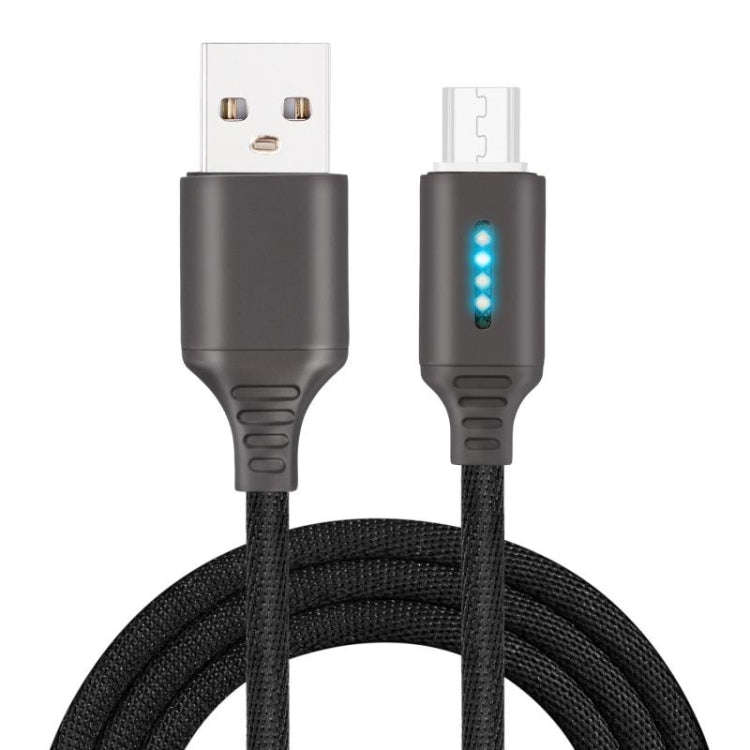 Micro USB Interface Zinc Alloy Marquee Luminous Intelligent Automatic Power off Charging Data Cab...
