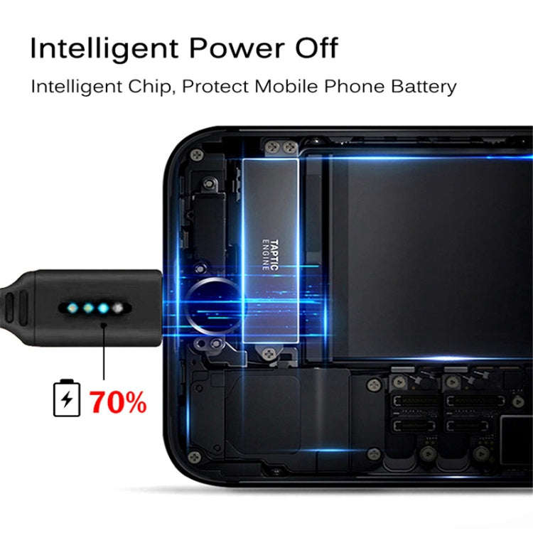 Micro USB Interface Zinc Alloy Marquee Luminous Intelligent Automatic Power off Charging Data Cab...