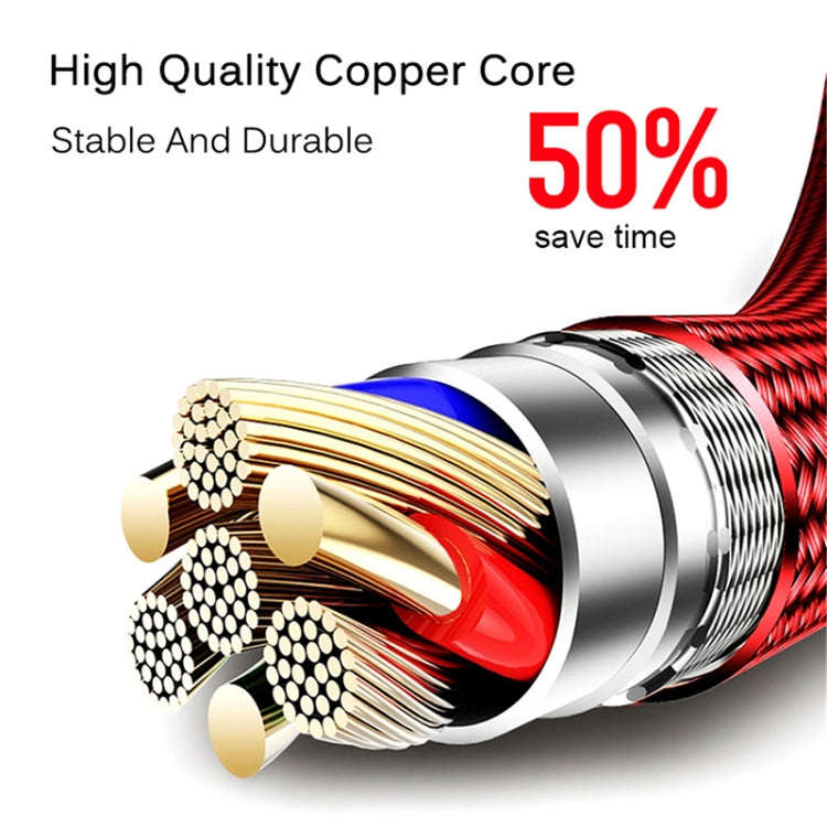 Micro USB Interface Zinc Alloy Marquee Luminous Intelligent Automatic Power off Charging Data Cab...