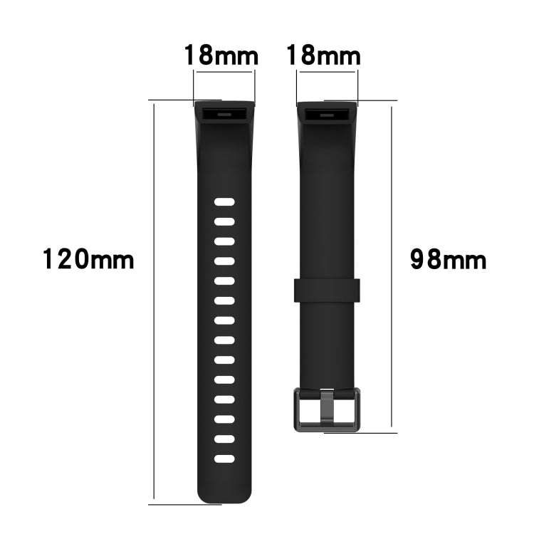 8-shape Silicone Watch Band for Realme Band RMA199(Red)