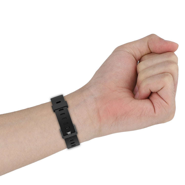 8-shape Silicone Watch Band for Realme Band RMA199(Blue)