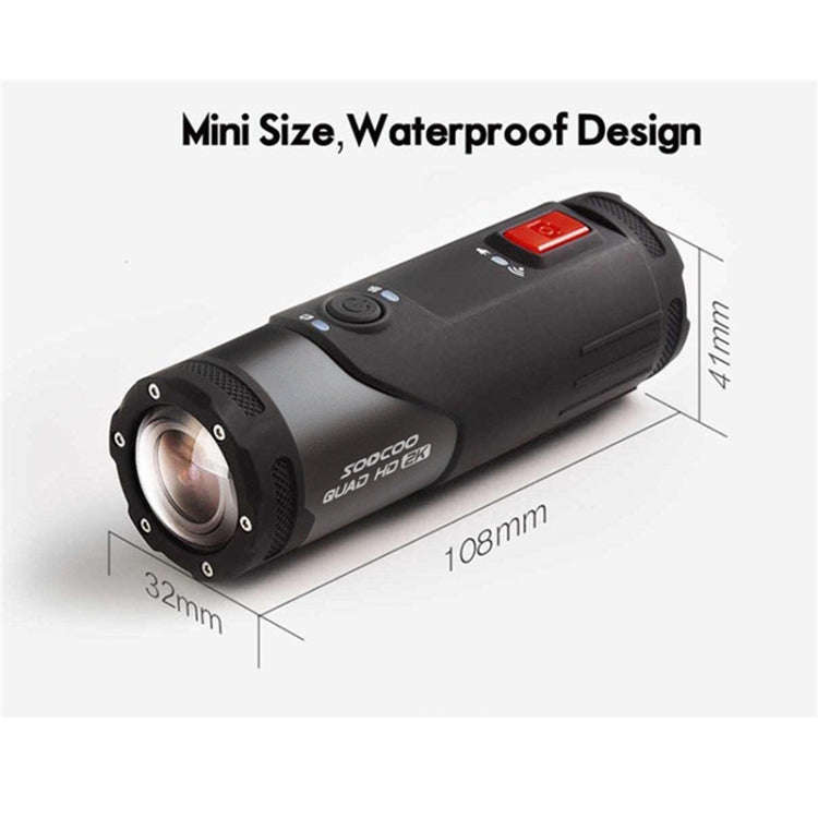 SOOCOO S20+ 2K HD WiFi Waterproof Anti-shake Sports Camera