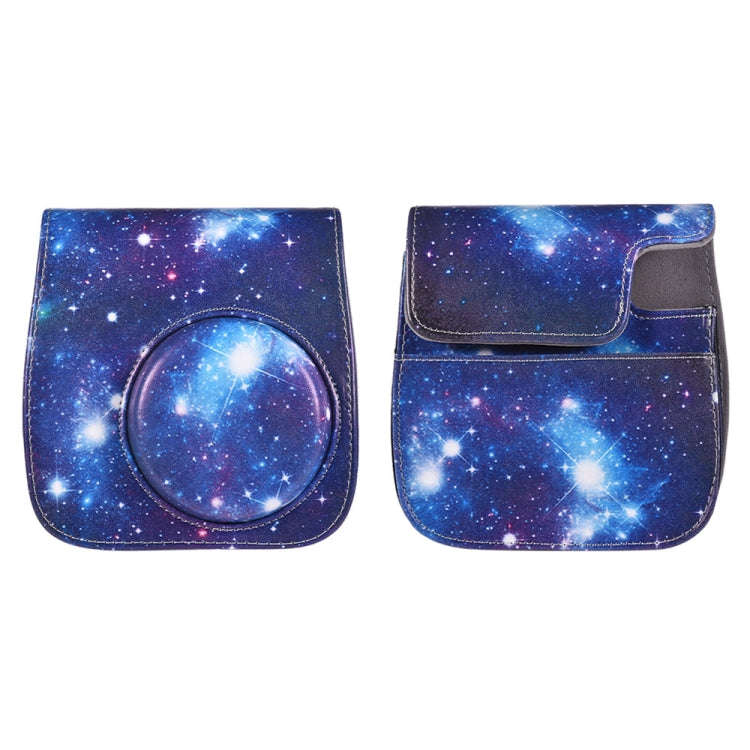 Universe Pattern Full Body Camera PU Leather Case Bag with Strap for FUJIFILM instax mini 9 / min...