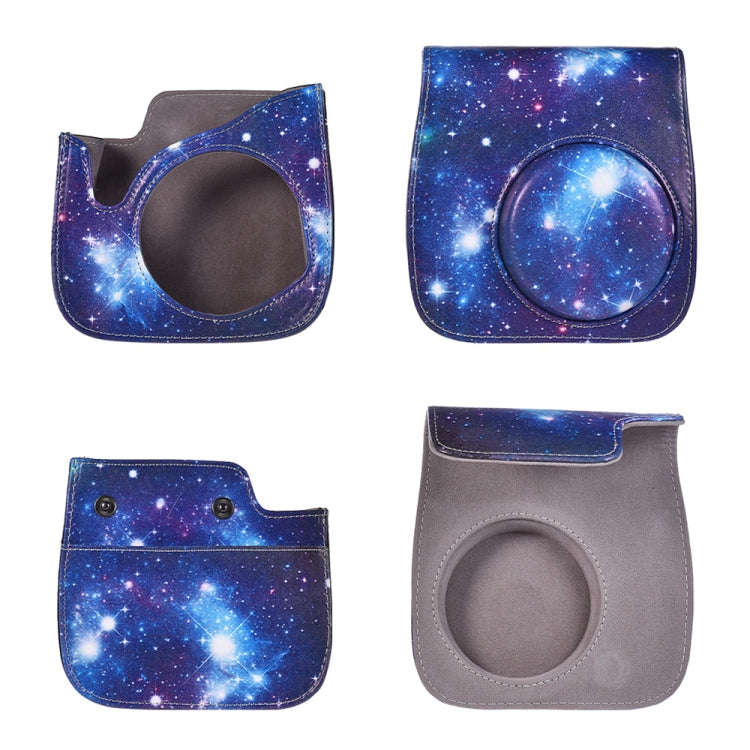 Universe Pattern Full Body Camera PU Leather Case Bag with Strap for FUJIFILM instax mini 9 / min...