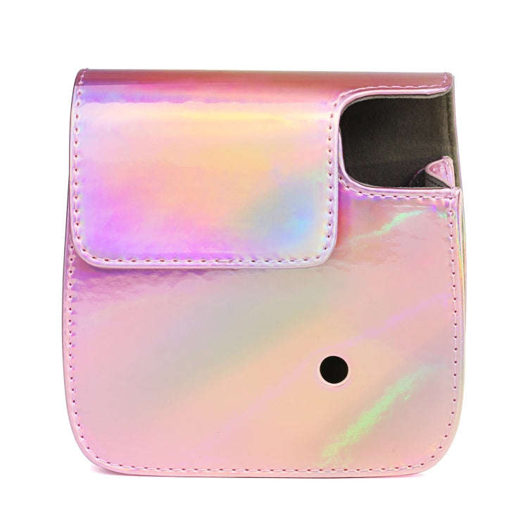 Aurora Oil Paint Full Body Camera PU Leather Case Bag with Strap for FUJIFILM instax mini 9 / min...