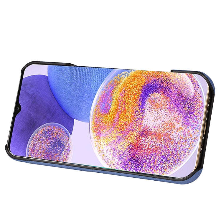 For Sony Xperia 1 IV Ring Holder Honeycomb PU Phone Case(Orange)