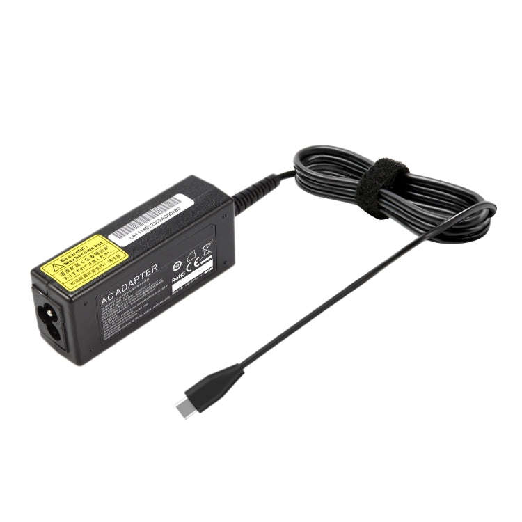For ThinkPad X280 T480s T580 45W 20V 2.25A USB-C / Type-C Laptop Power Adapter