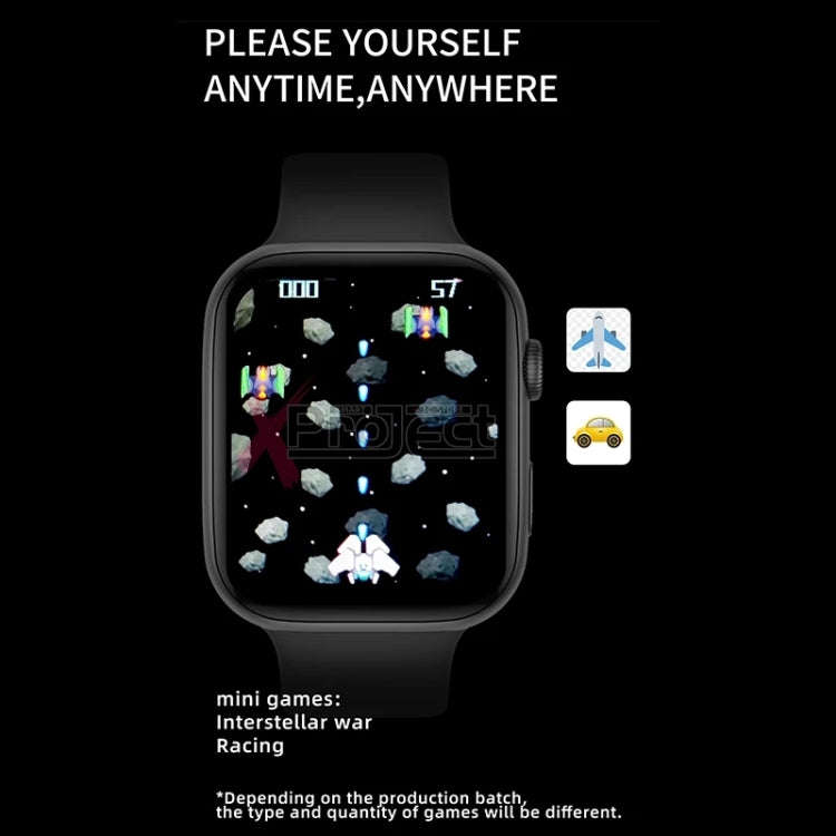 i7 PRO+ 1.75 inch Color Screen Smart Watch, Support Bluetooth Calling / Heart Rate Monitoring(Black)