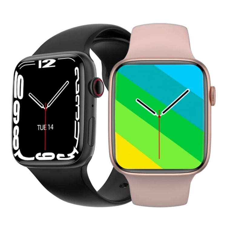 W7 1.8 inch Color Screen Smart Watch, Support Heart Rate Monitoring/Blood Pressure Monitoring(White)