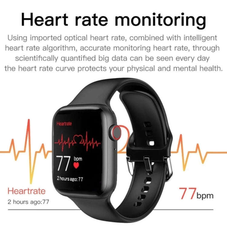 T500 Plus 1.44 inch Color Screen Smart Watch,Support Heart Rate Monitoring/Blood Pressure Monitor...