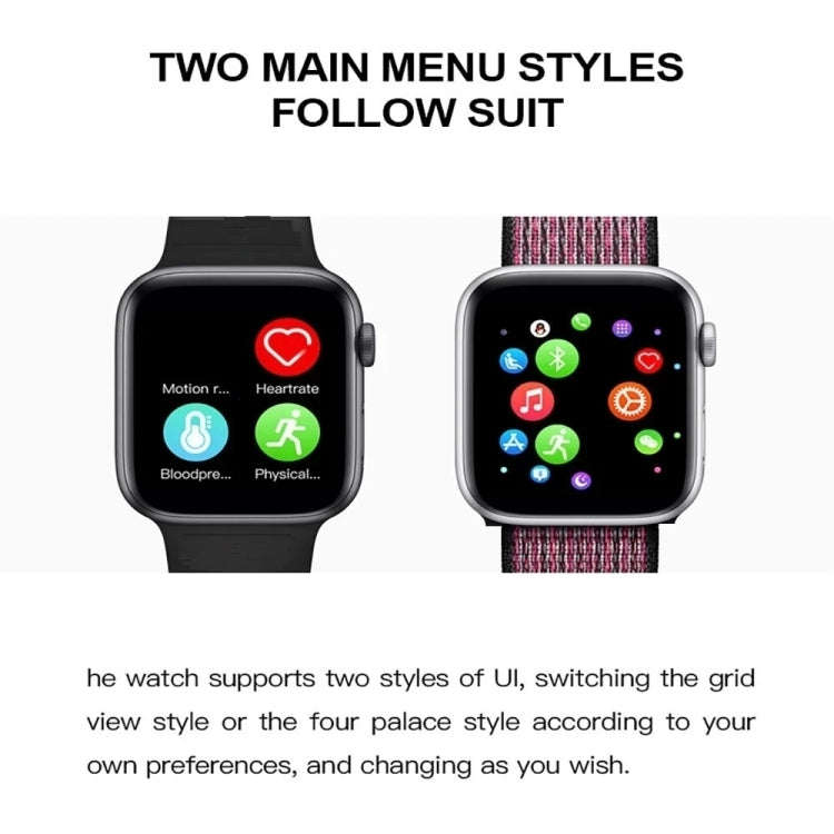 T500 Plus 1.44 inch Color Screen Smart Watch,Support Heart Rate Monitoring/Blood Pressure Monitor...