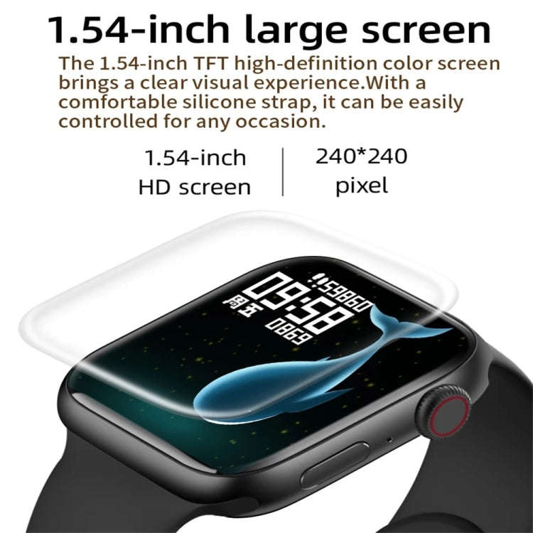 T500 Plus 1.44 inch Color Screen Smart Watch,Support Heart Rate Monitoring/Blood Pressure Monitor...