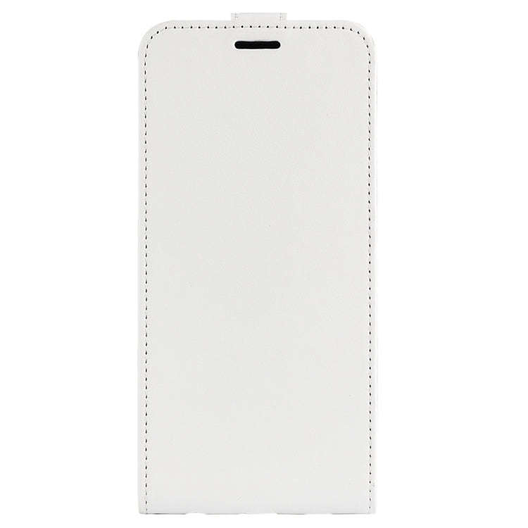 For TCL 30T R64 Texture Single Vertical Flip Leather Phone Case(White)