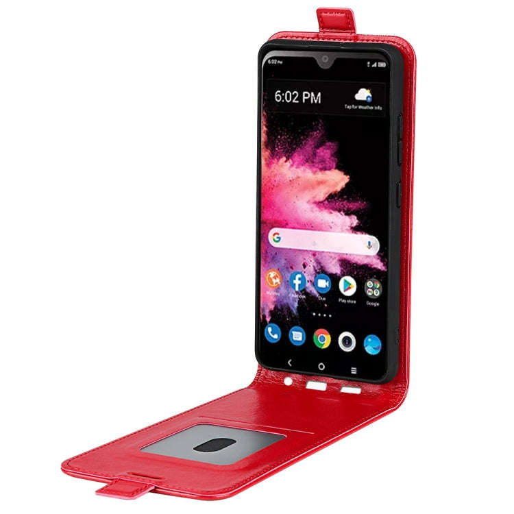 For TCL 30Z R64 Texture Single Vertical Flip Leather Phone Case(Red)
