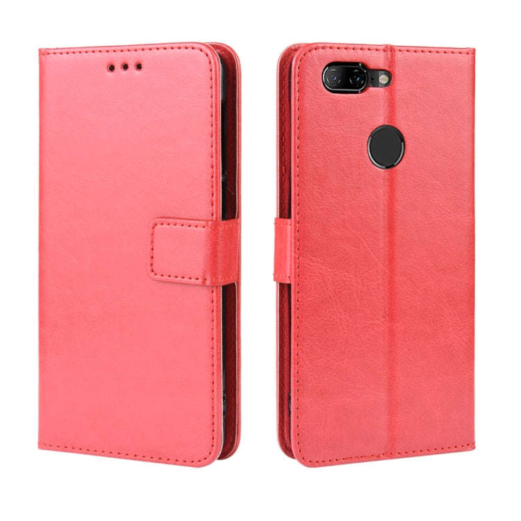 Retro Crazy Horse Texture Horizontal Flip Leather Case for Lenovo K5S, with Holder & Card Slots &...