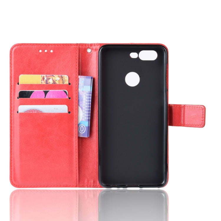 Retro Crazy Horse Texture Horizontal Flip Leather Case for Lenovo K5S, with Holder & Card Slots &...