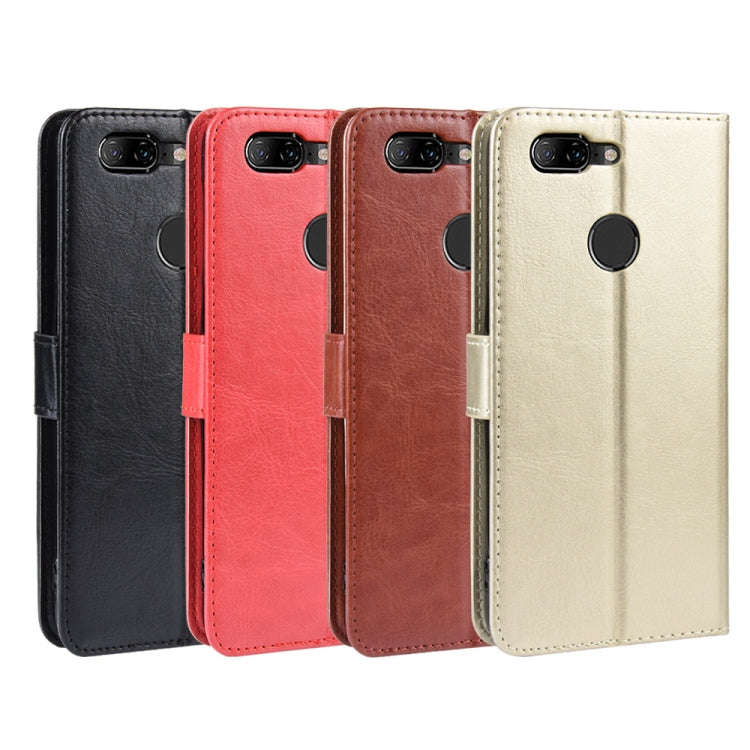 Retro Crazy Horse Texture Horizontal Flip Leather Case for Lenovo K5S, with Holder & Card Slots &...