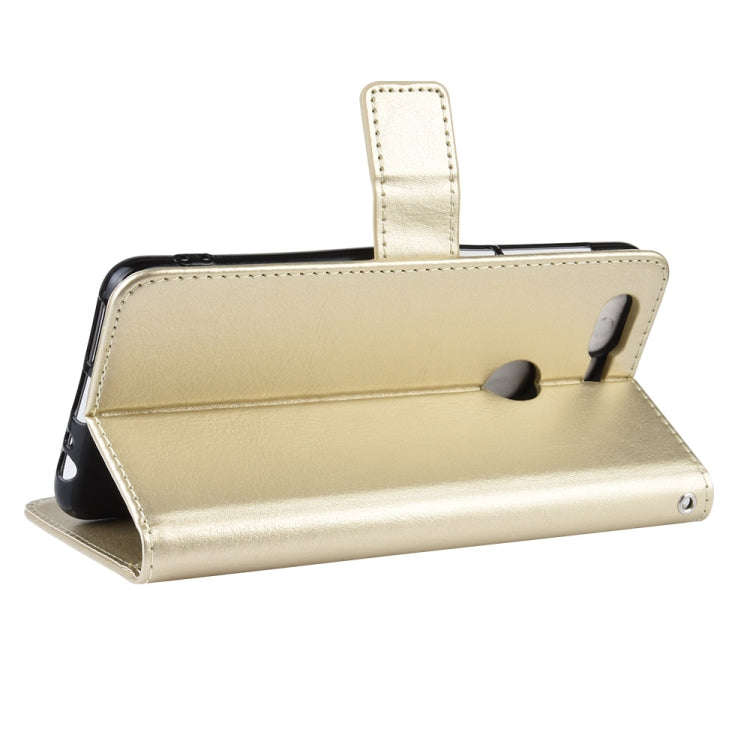 Retro Crazy Horse Texture Horizontal Flip Leather Case for Lenovo K5S,  with Holder & Card Slots ...