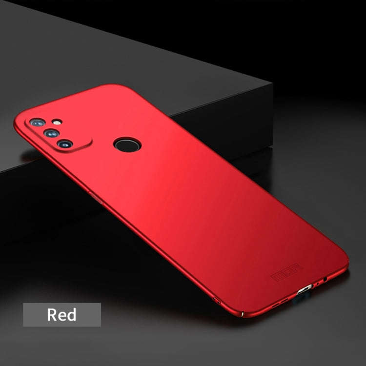 For OnePlus Nord N100 5G MOFI Frosted PC Ultra-thin Hard Case(Red)