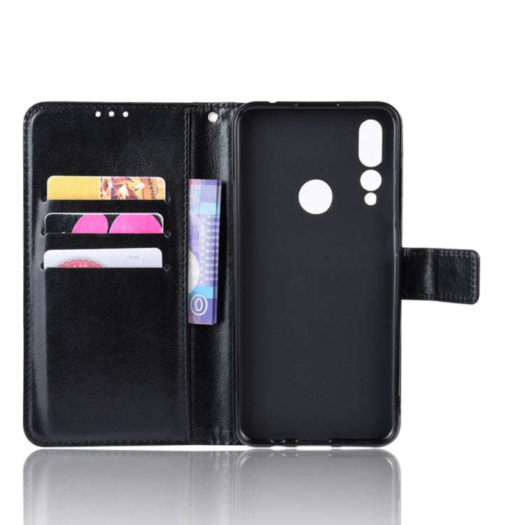 Retro Crazy Horse Texture Horizontal Flip Leather Case for Lenovo Z5S, with Holder & Card Slots &...