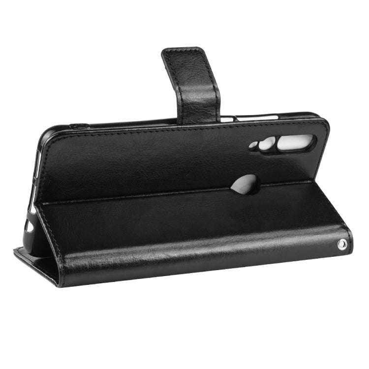 Retro Crazy Horse Texture Horizontal Flip Leather Case for Lenovo Z5S, with Holder & Card Slots &...