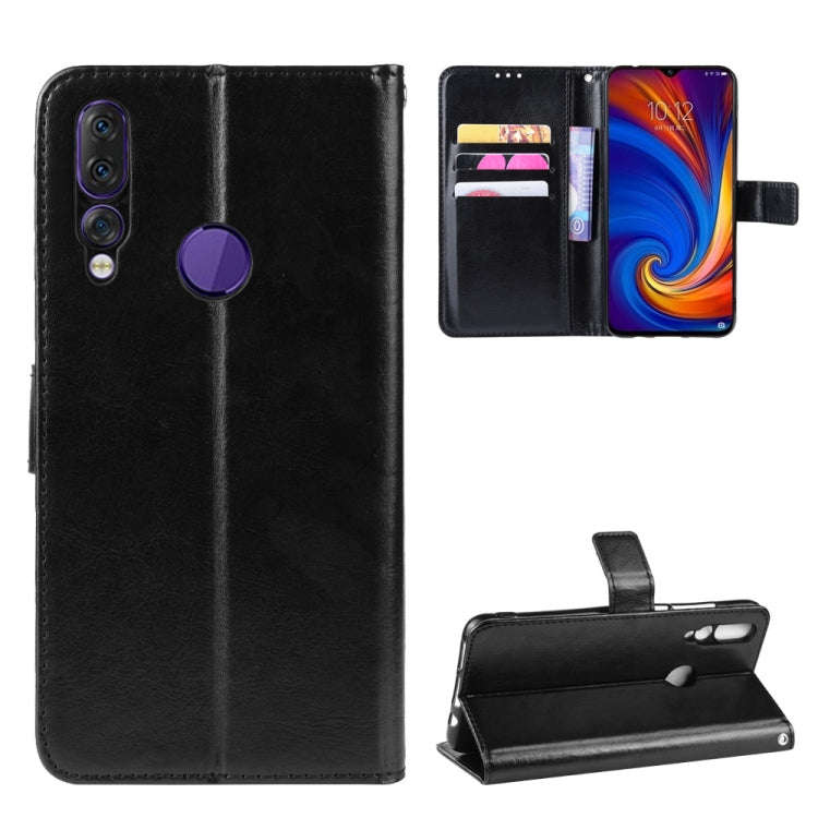 Retro Crazy Horse Texture Horizontal Flip Leather Case for Lenovo Z5S, with Holder & Card Slots &...