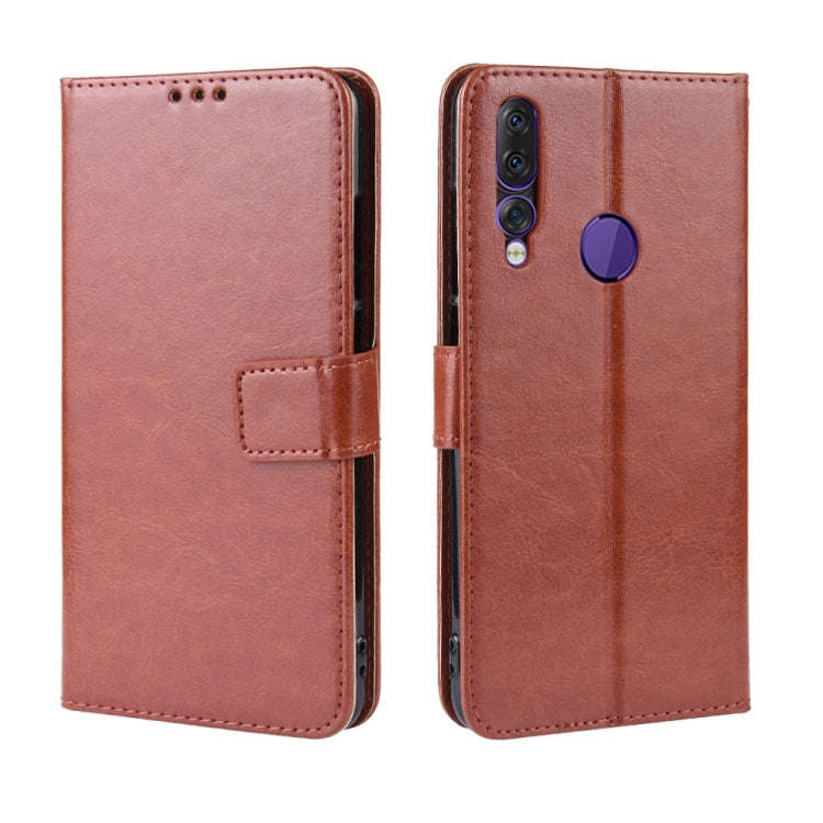 Retro Crazy Horse Texture Horizontal Flip Leather Case for Lenovo Z5S, with Holder & Card Slots &...