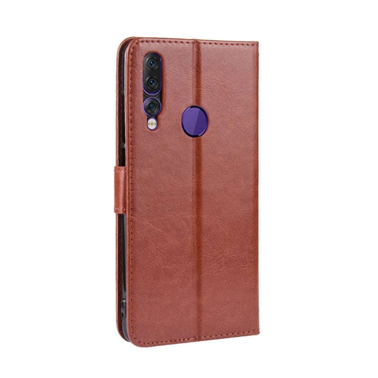 Retro Crazy Horse Texture Horizontal Flip Leather Case for Lenovo Z5S, with Holder & Card Slots &...