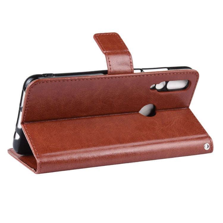 Retro Crazy Horse Texture Horizontal Flip Leather Case for Lenovo Z5S, with Holder & Card Slots &...