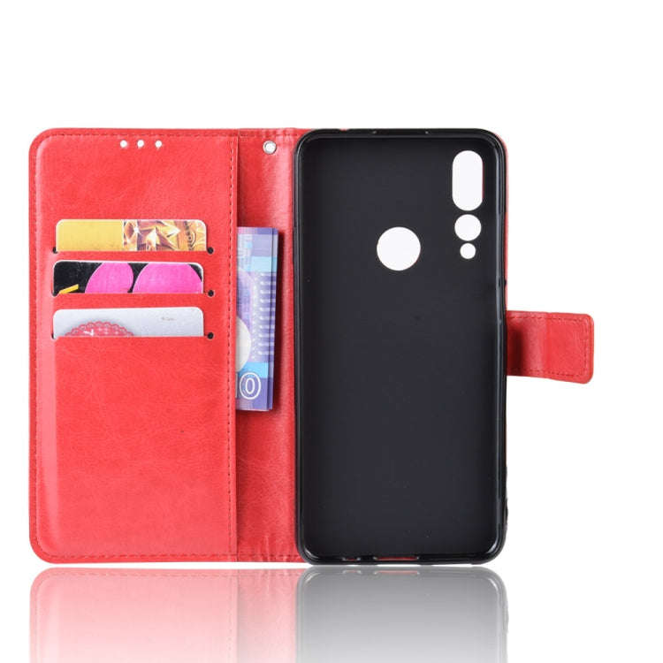 Retro Crazy Horse Texture Horizontal Flip Leather Case for Lenovo Z5S, with Holder & Card Slots &...
