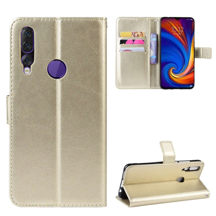 Retro Crazy Horse Texture Horizontal Flip Leather Case for Lenovo Z5S, with Holder & Card Slots &...