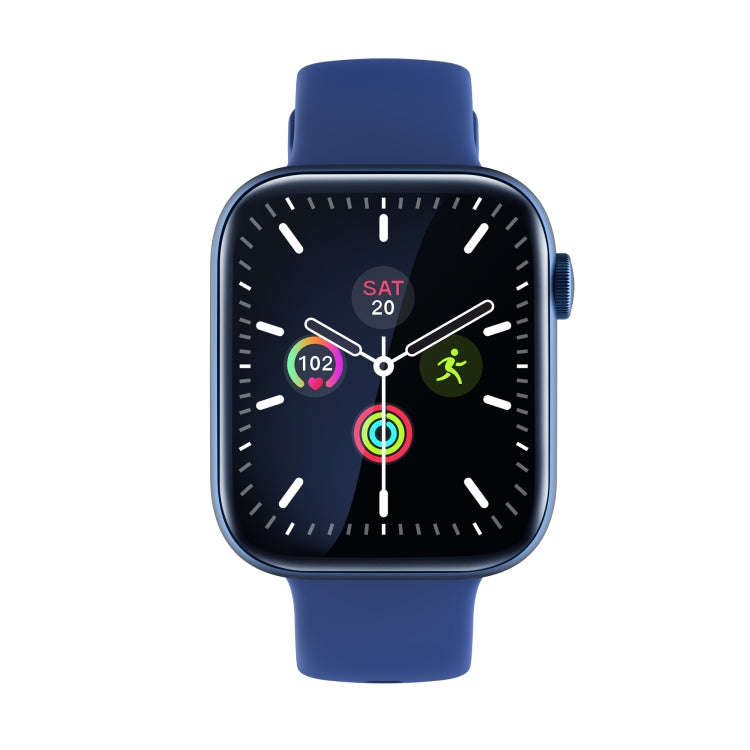 P45 1.8 inch Color Screen Smart Watch,Support Heart Rate Monitoring/Blood Pressure Monitoring(Blue)
