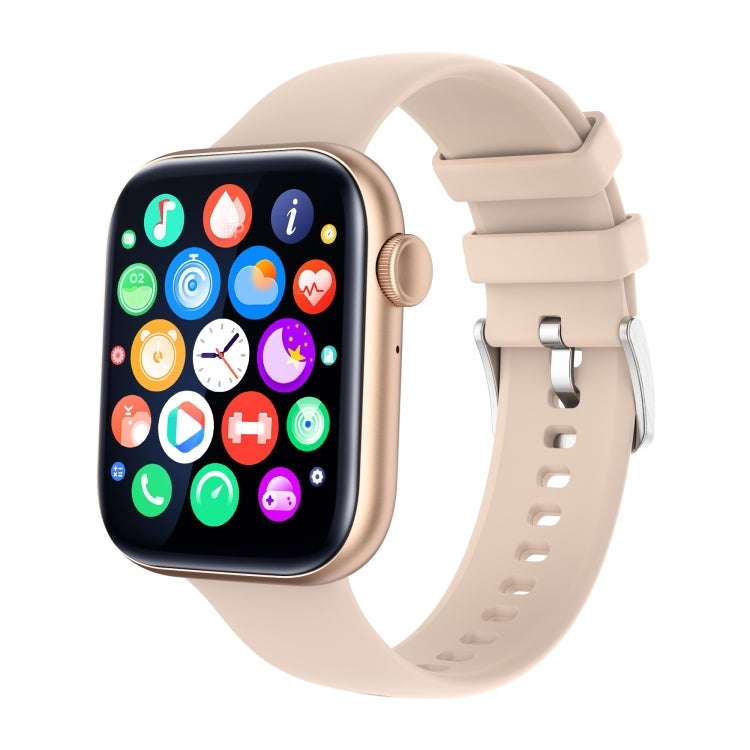 P45 1.8 inch Color Screen Smart Watch,Support Heart Rate Monitoring/Blood Pressure Monitoring(Ros...