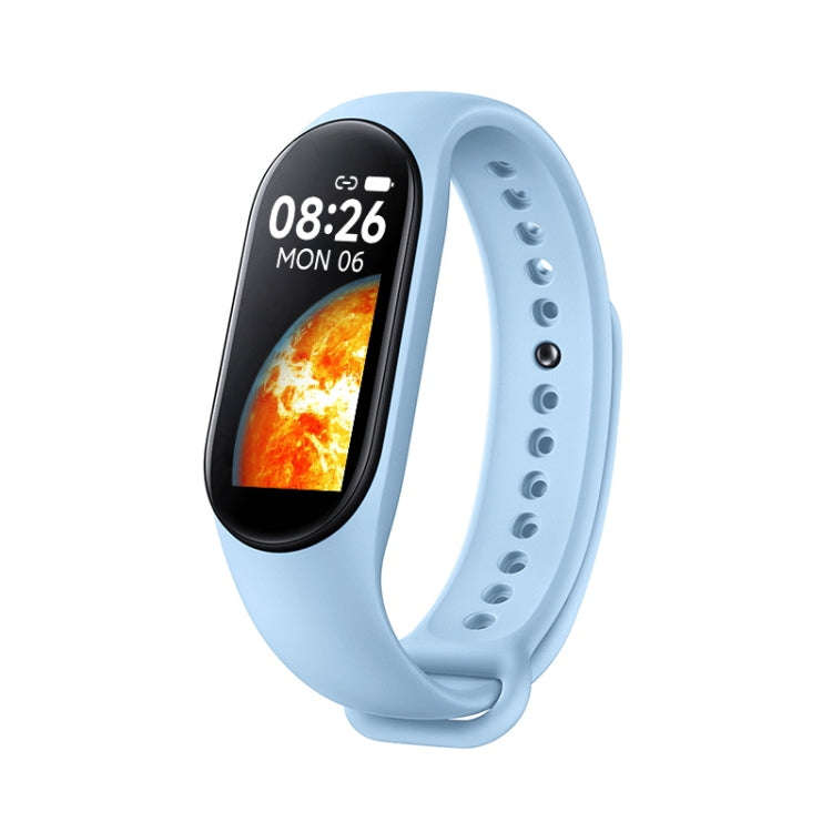M7 0.96 inch Color Screen Smart Watch,Support Heart Rate Monitoring/Blood Pressure Monitoring(Lig...