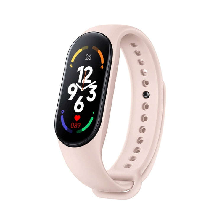 M7 0.96 inch Color Screen Smart Watch,Support Heart Rate Monitoring/Blood Pressure Monitoring(Pink)