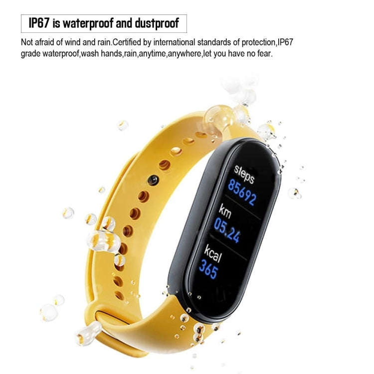 M7 0.96 inch Color Screen Smart Watch,Support Heart Rate Monitoring/Blood Pressure Monitoring(Pink)