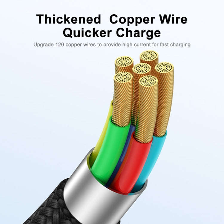 ENKAY Hat-Prince 1m PD100W 2 in 1 USB 3.0 / Type-C to Type-C 6A Super Fast Charging Data Cable