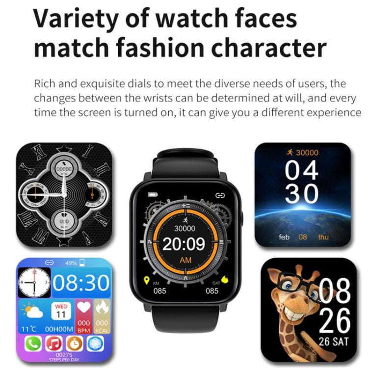 Q28 1.8 inch Color Screen Smart Watch,Support Heart Rate Monitoring / Blood Pressure Monitoring(B...