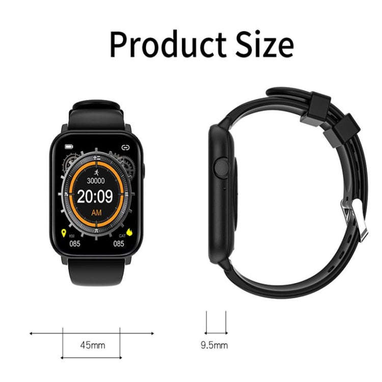 Q28 1.8 inch Color Screen Smart Watch,Support Heart Rate Monitoring / Blood Pressure Monitoring(B...