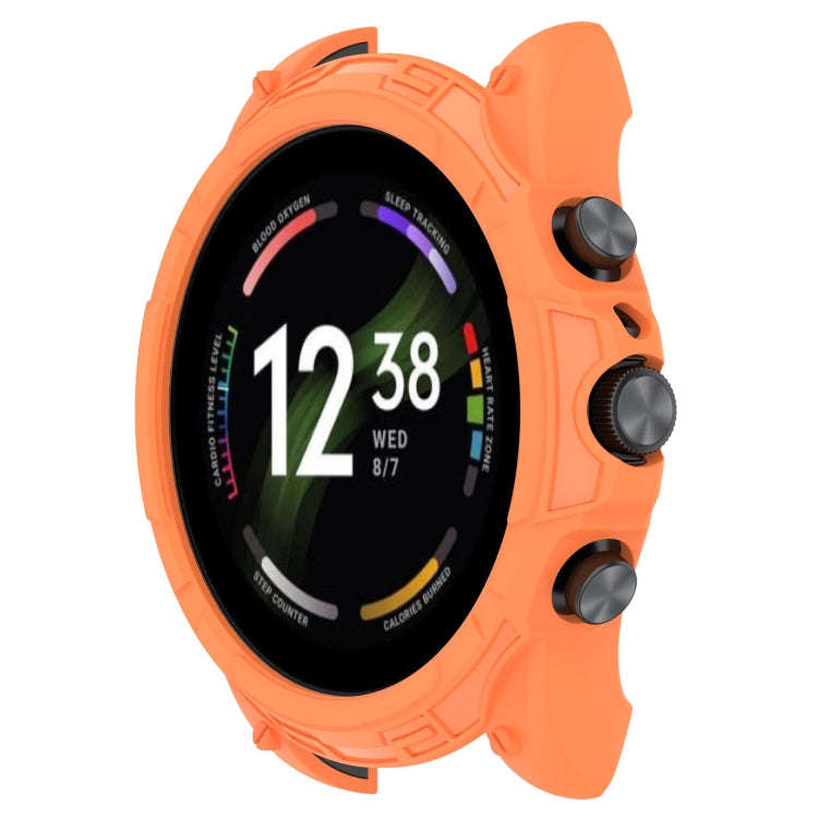 For Fossil Gen6 42mm Shockproof TPU Protective Watch Case(Orange)