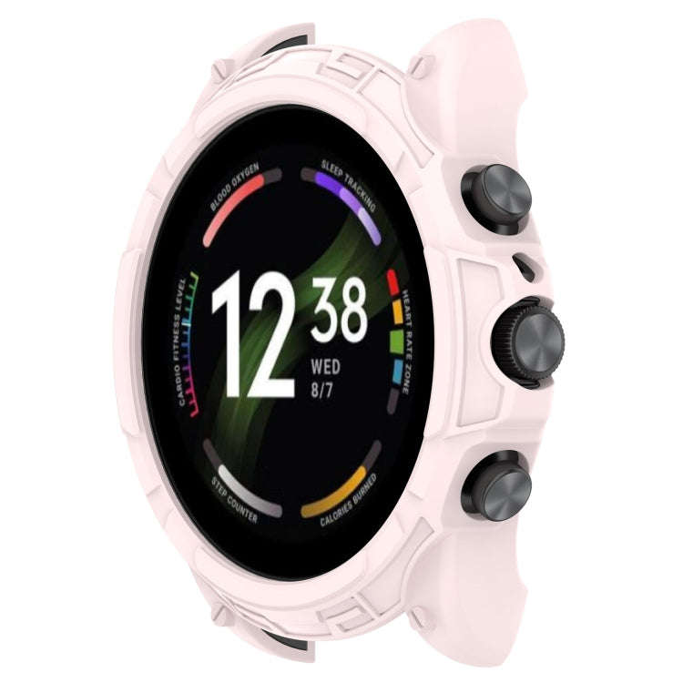 For Fossil Gen6 42mm Shockproof TPU Protective Watch Case(Pink)