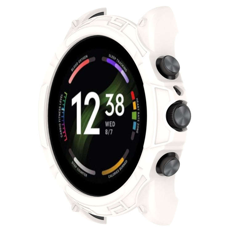 For Fossil Gen6 42mm Shockproof TPU Protective Watch Case(Ivory)