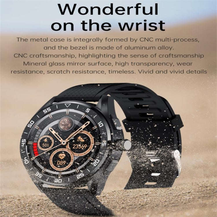 PG339 1.39 inch Color Screen Smart Watch, Support Heart Rate / Blood Pressure Monitoring(Black)