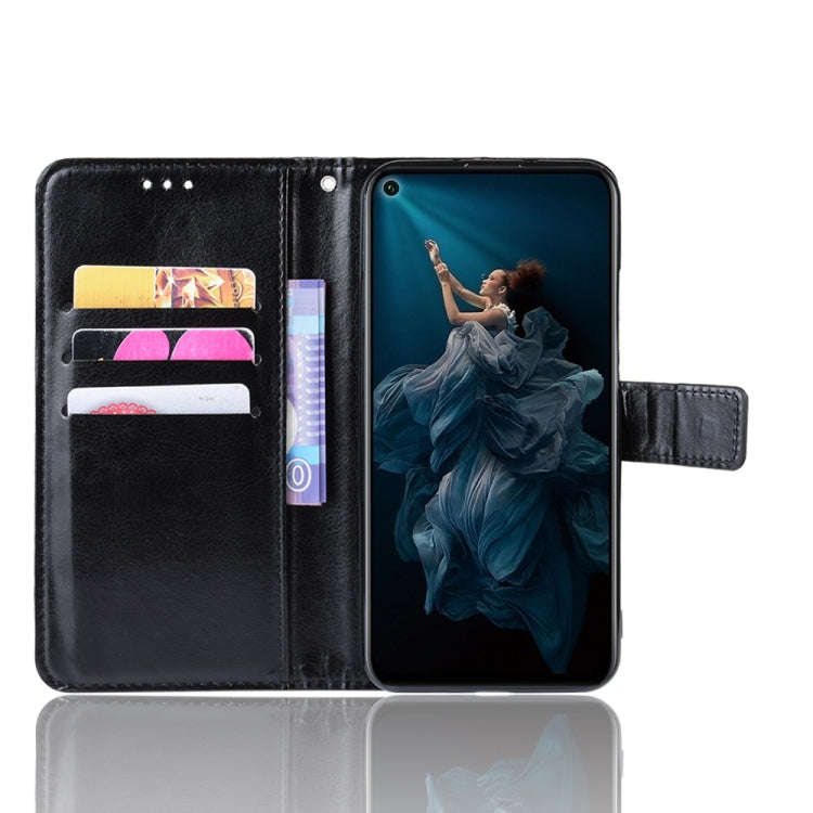 Retro Crazy Horse Texture Horizontal Flip Leather Case for HUAWEI Honor 20 , with Holder & Card S...