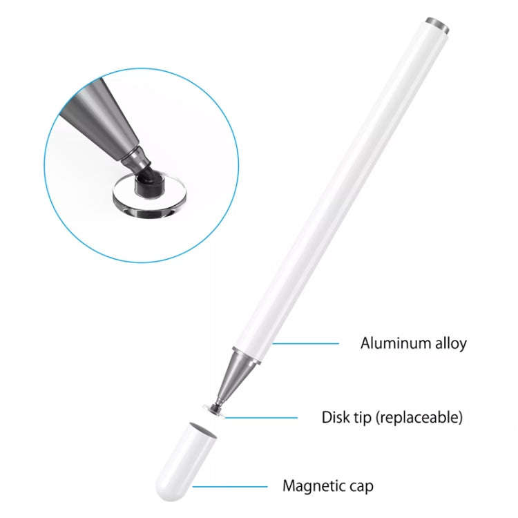 AT-28 Macarone Color Passive Capacitive Pen Mobile Phone Touch Screen Stylus(Blue)