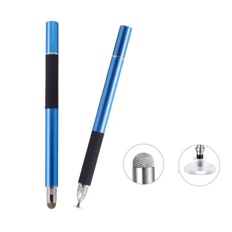 AT-31 Conductive Cloth Head + Precision Sucker Capacitive Pen Head 2-in-1 Handwriting Stylus(Navy...